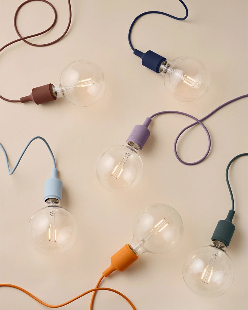 E27 LED - Plafonnier bleu foncé